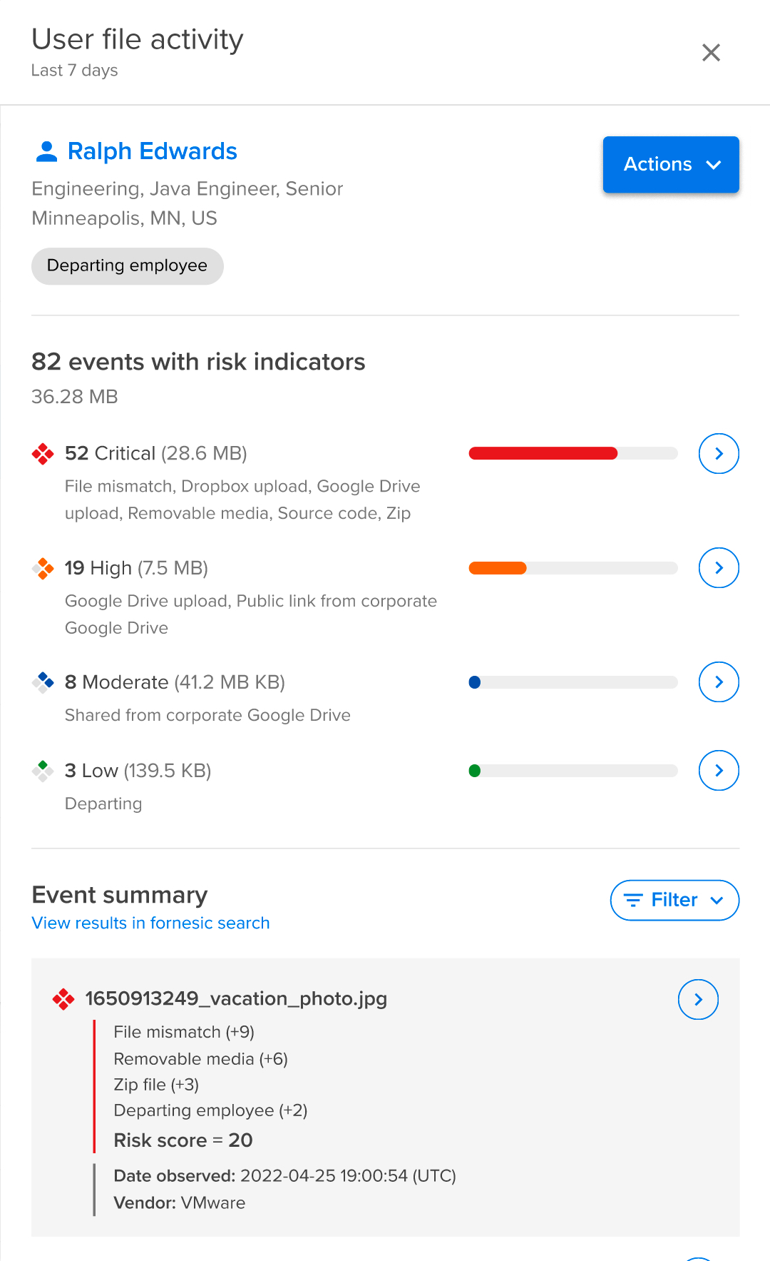 Risk scoring walkthrough video